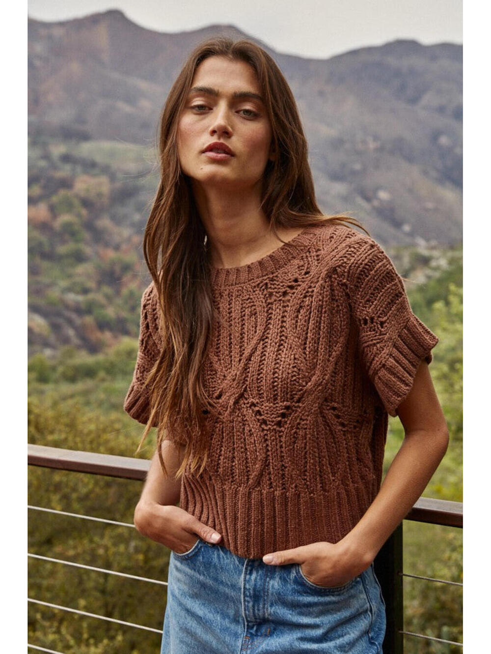 Willow Knit Top - Cocoa